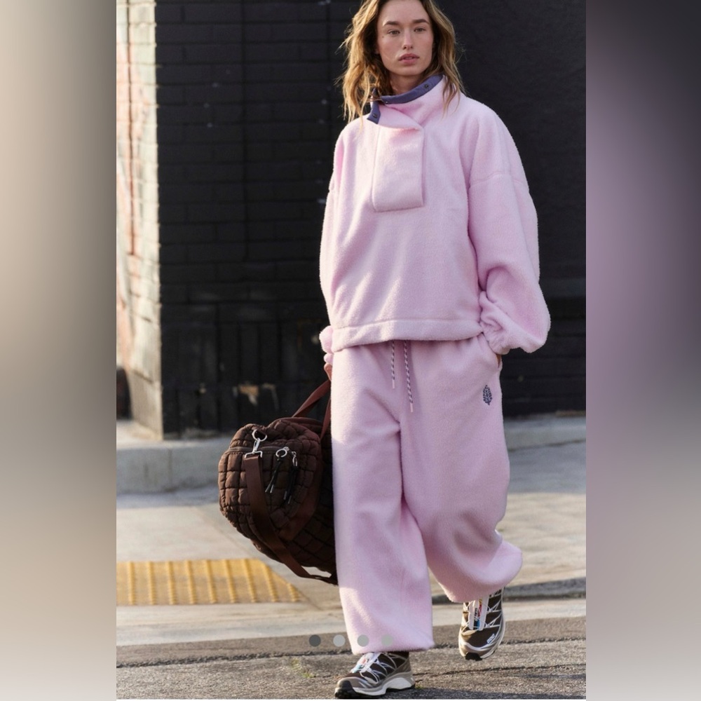 NWT Free People FP Movement Role Call Set Pink Combo XS
